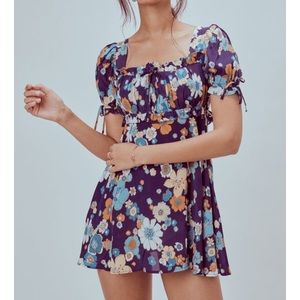 For Love and Lemons Magnolia Mini Dress